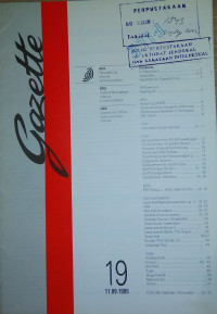 Image of Gazette 19 : 11.09.1995