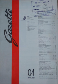 Image of Gazette 04 : 19.02.1996
