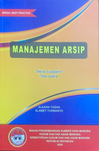 Image of Manajemen arsip : teknis subtantif tata usaha