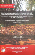 Penerapan kaidah-kaidah pengelolaan bmn dalam upaya penertiban non-represif atas aset tanah sekertariat jenderal kementerian hukum dan ham di kota tangerang : Teknis subtantif status penggunaan dan pengamanan milik negara