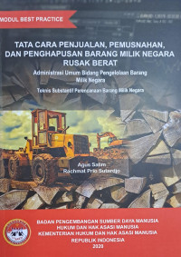 Tata cara penjualan pemusnahan dan penghapusan barang milik negara : Teknis substantif perencanaan barang milik negara