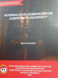 Internalisasi kemenkumham corporate university