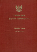 Tambahan berita negara ri : tahun 1982 no. 401-450