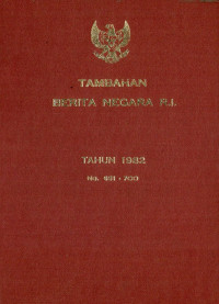 Image of Tambahan berita negara ri : tahun 1982 no. 651-700