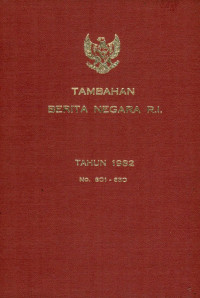 Tambahan berita negara ri : tahaun 1982 no. 601-650