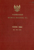 Tambahan berita negara ri : tahun 1982 no. 751-800