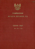 Tambahan berita negara ri : tahun 1982 no. 701-750