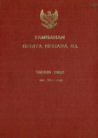 Image of Tambahan berita negara ri : tahun 1982 no. 701-750