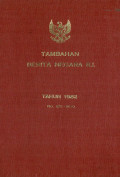 Tambahan berita negara ri : tahun 1982 no. 851-900