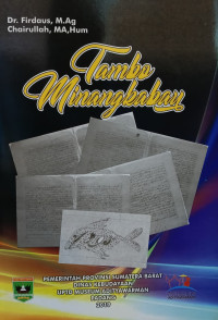 Image of Tambo Minangkabau