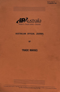 Image of Supplement to the Australian official journal of trade marks