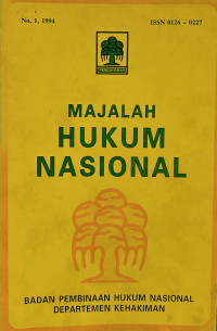 Image of Majalah hukum nasional