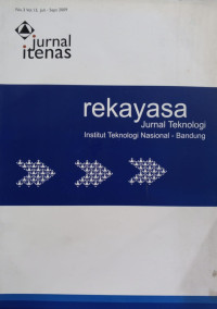 Image of Jurnal itenas : rekayasa jurnal teknologi institut teknologi nasional - bandung
