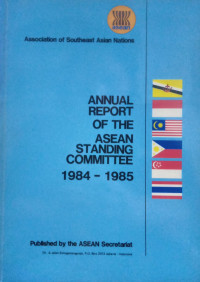 Image of Annual report of the asean standing committee 1984-1985