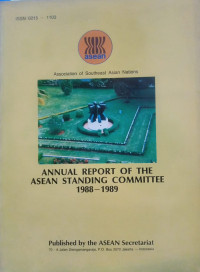 Image of Annual report of the asean standing committee