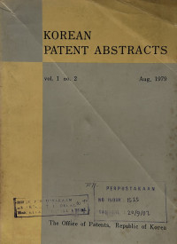 Image of Korean patent abstracts : aug 1979