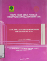 Image of Prospek undang-undang pertahanan terhadap pencegahan pelanggaran ham berat