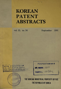Image of Korean patent abstracts : september 1991
