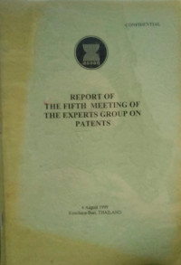 Image of Report of the fifth meeting of the experts group on patent