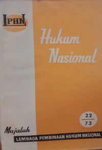 Image of Hukum nasional 22/73