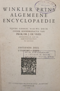 Image of Winkler prins algemeene encyclopaedie : 16