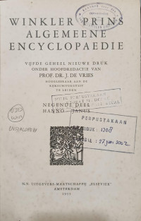 Image of Winkler prins algemeene encyclopaedie : 9