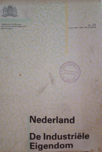 Image of Nederland de industriele eigendom : 2 december 1985, 74e jaargang nr. 23