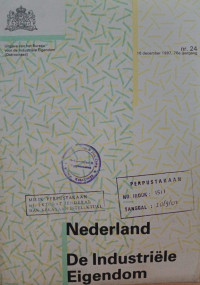 Image of Nederland de industriele eigendom : 16 december 1987, 76e jaargang nr.24
