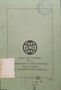 Liste des membres de la federation Internationale des conseils en propriete industrielle : 1980