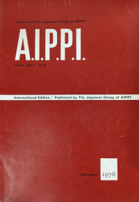 Image of Journal of the japanese group of aippi : A.I.P.P.I vol.1 no.1 september 1979