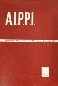 Image of Journal of the japanese group of aippi : A.I.P.P.I vol.2 no.1 march 1977
