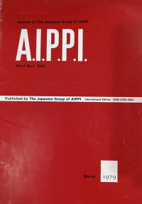 Journal of the japanese group of aippi : A.I.P.P.I vol.4 no.1 march 1979