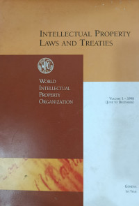 Intellectual property laws and treaties volume 1 - 1998 june to december