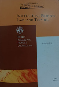 Intellectual property laws and treaties volume 3 - 2000
