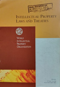Image of Intellectual propety laws and treaties 4th year - no.8/9 august/september 2001