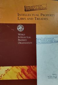 Image of Intellectual propety laws and treaties 3rd year - no.7/8 july/august 2000