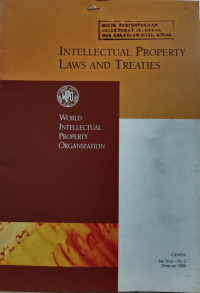 Image of Intellectual propety laws and treaties 3rd year - no.2 february 2000