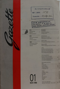 Image of Gazette 01 : 08.01.1996