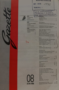 Image of Gazette 08 : 22.04.1996