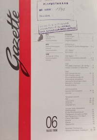 Image of Gazette 06 : 18.03.1996