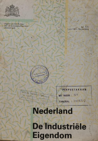 Image of Nederland de industiele eigendom : nr. 11 (1 juni 1987, 76e jaargang)