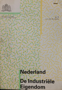 Image of Nederland de industiele eigendom : nr. 5 (3 mei 1999, 77e jaargang)