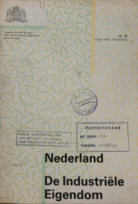 Image of Nederland de industiele eigendom : nr. 8 (16 april 1987, 76e jaargang)
