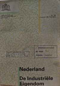 Image of Nederland de industriele eigendom : 1 januari 1988, 77e jaargang nr. 15