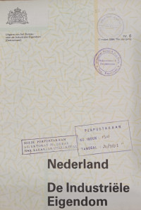 Image of Nederland de industriele eigendom : 17 maart 1986, 75e jaargang nr.6
