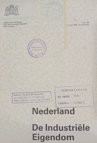 Image of Nederland de industriele eigendom : 3 maart 1986, 75e jaargang nr.5