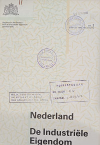Image of Nederland de industriele eigendom : 3 februari 1986, 75e jaargang nr.3