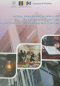 Image of Modul penunjang kurikulum kekayaan intelektual : komersialisasi kekayaan intelektual tahun 2023