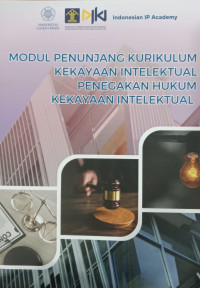 Image of Modul penunjang kurikulum kekayaan intelektual : penegakan hukum kekayaan intelektual tahun 2023