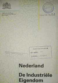 Image of Nederland de industriele eigendom 1 september 1988, 77e jaargang nr.17
